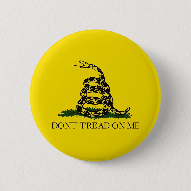 Gadsden 2 Inch Round Button (Front)