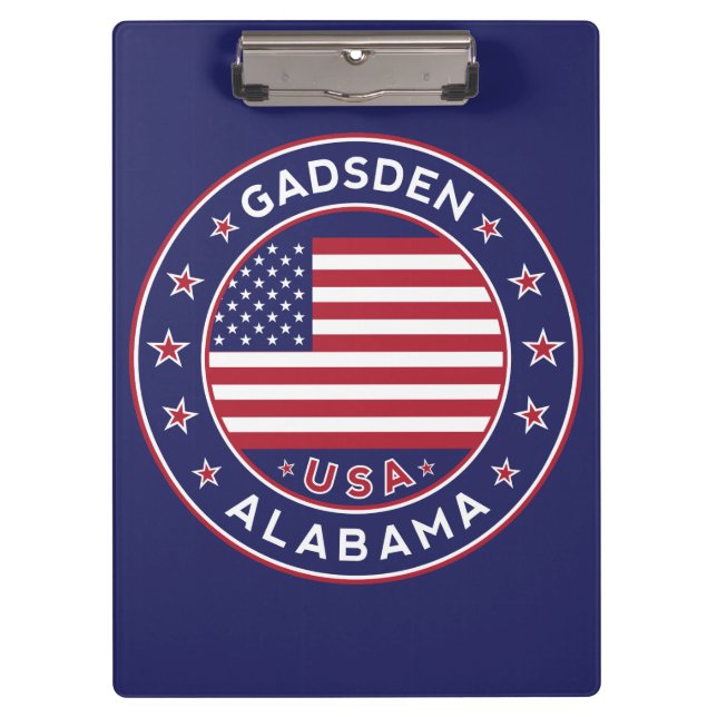 Gadsden, Alabama Clipboard (Front)
