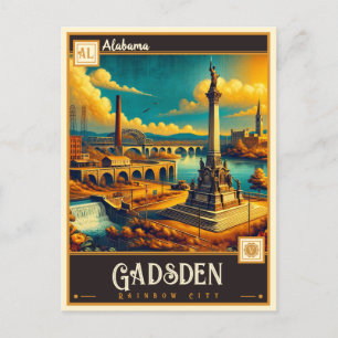 Gadsden, Alabama Vintage Postcard