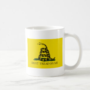 Gadsden Flag - Don't Tread On Me -  Coiled Snake Coffee Mug