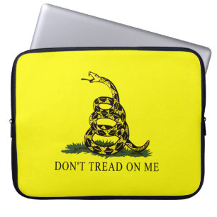 Gadsden Flag Dont Tread On Me Laptop Sleeve