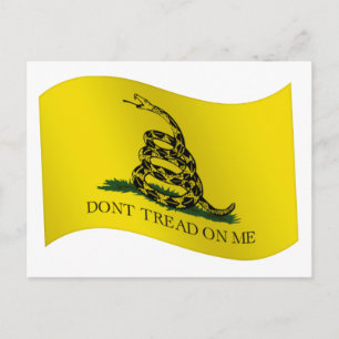 Gadsden Flag, Don't Tread On Me Postcard