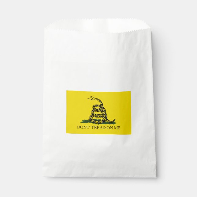 Gadsden Flag (Don't Tread on Me) (Snake Flag) Favour Bag (Front)