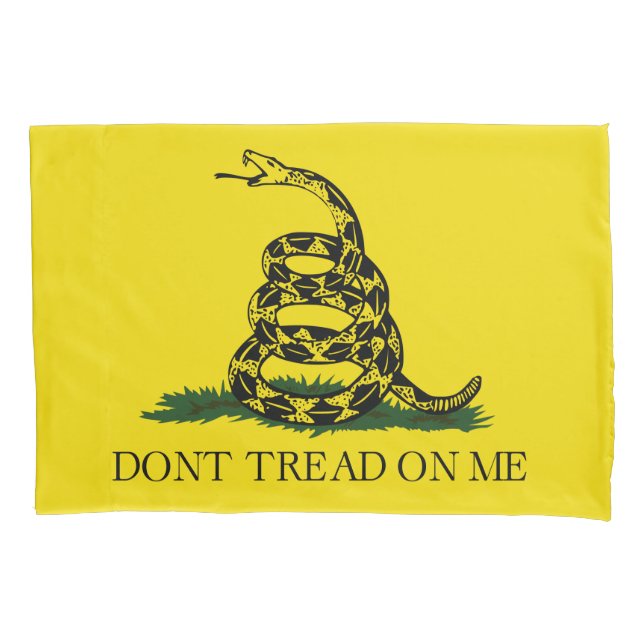 Gadsden Flag (Don't Tread on Me) (Snake Flag) Pill Pillowcase (Front-Left)