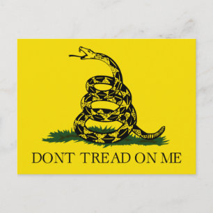 Gadsden Flag (Don't Tread on Me) (Snake Flag) Postcard