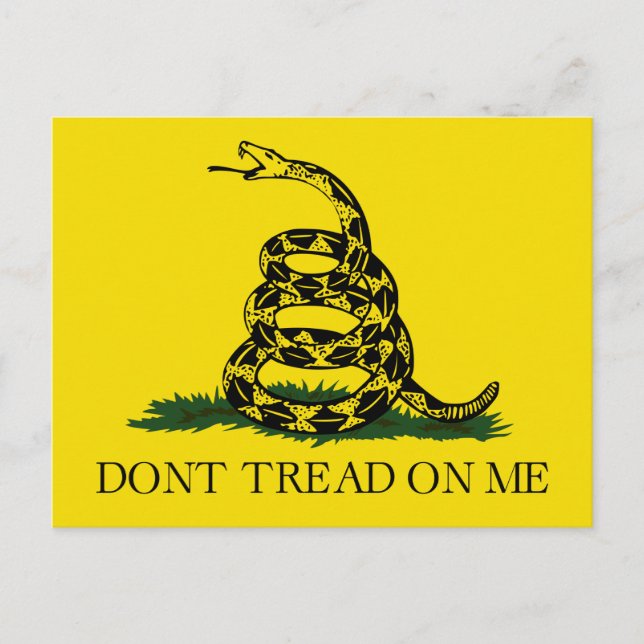 Gadsden Flag (Don't Tread on Me) (Snake Flag) Postcard (Front)
