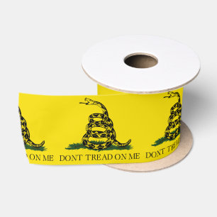 Gadsden Flag (Don't Tread on Me) (Snake Flag) Sati Satin Ribbon