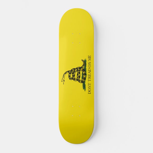 Gadsden Flag (Don't Tread on Me) (Snake Flag) Skateboard (Front)