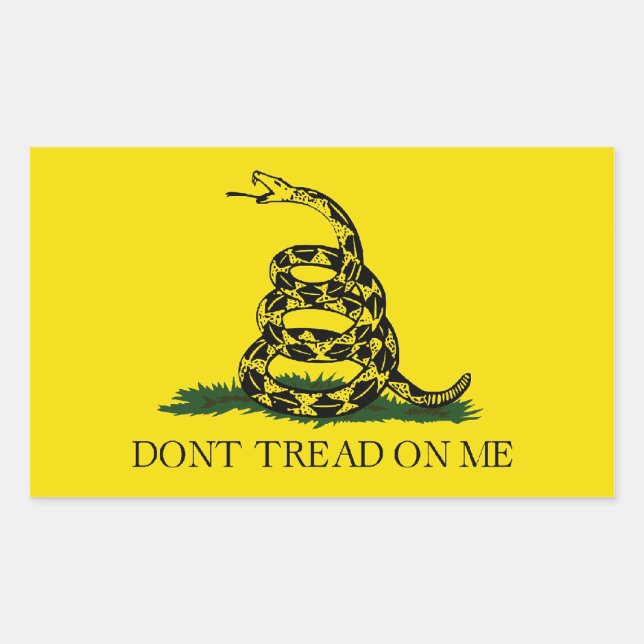 Gadsden Flag - Don't Tread On Me Sticker (Front)