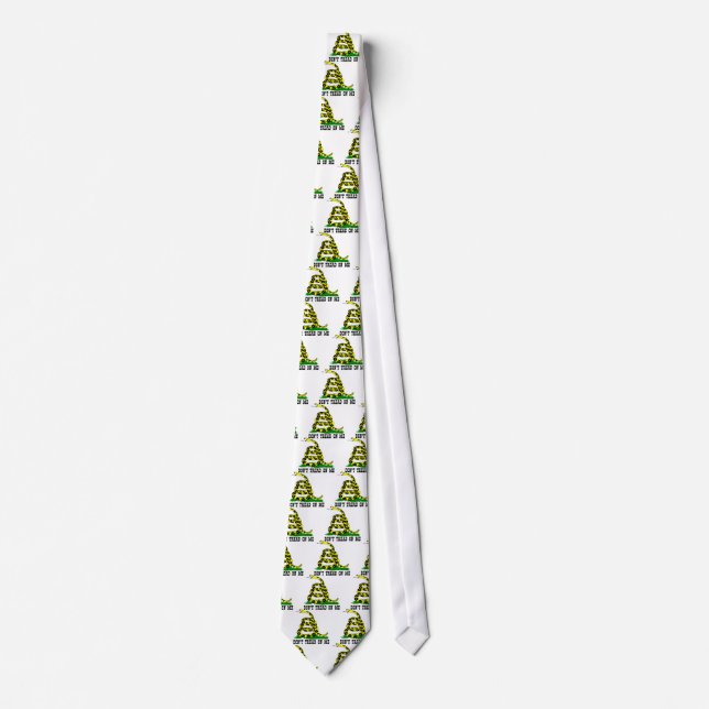 Gadsden Flag Don't Tread On Me Tie (Front)