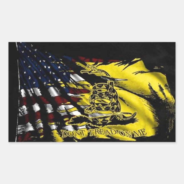 Gadsden Flag - Liberty Or Death Sticker (Front)