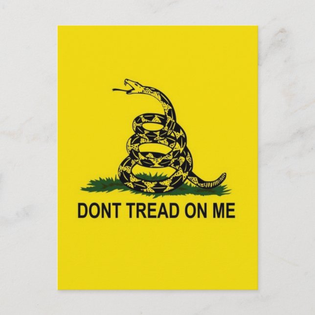 Gadsden Flag Postcard (Front)