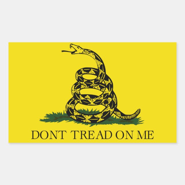 Gadsden Flag Sticker (Front)