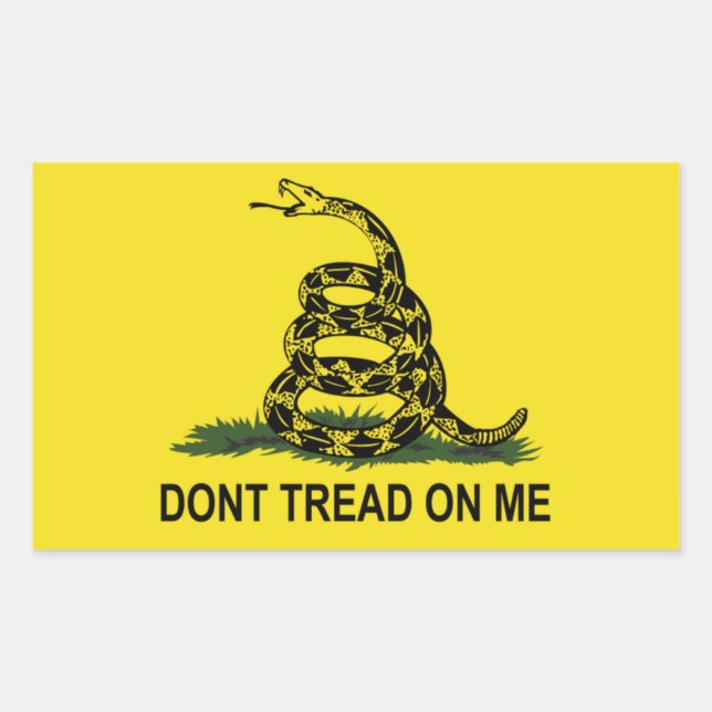 Gadsden Flag Sticker (Front)