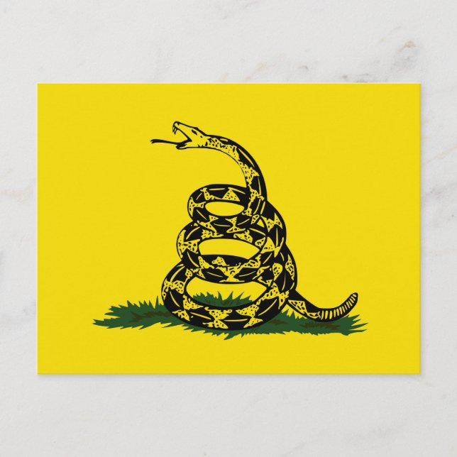 Gadsden flag variant postcard (Front)