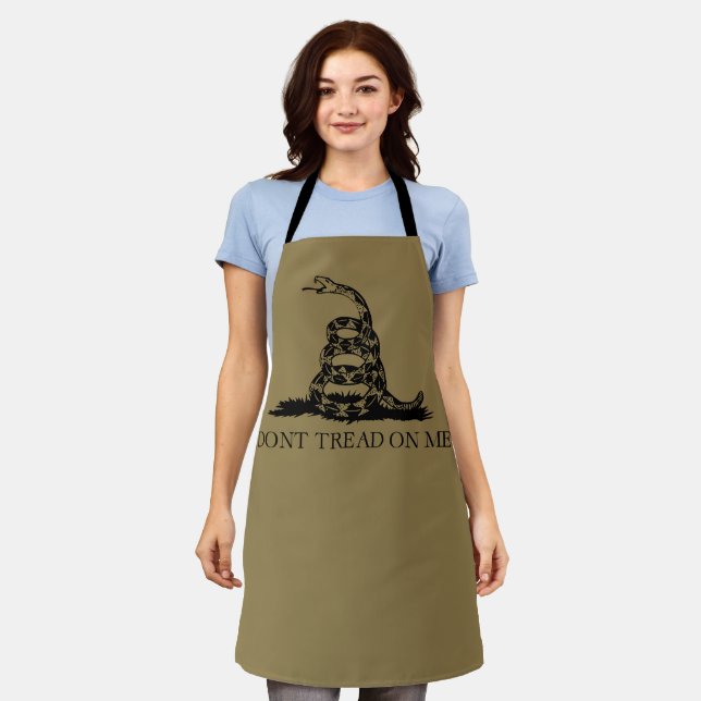 Gadsden Rattlesnake Flag: Revolutionary War 1776 Apron (Worn)