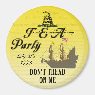 Gadsden - Tea Party Like It's 1773 Magnet