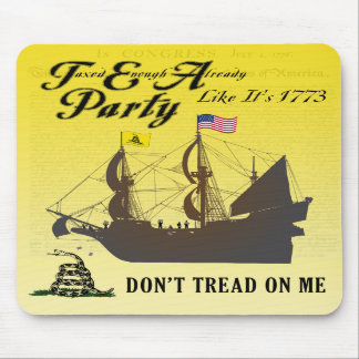 Gadsden - Tea Party Like It's 1773 Mousepad