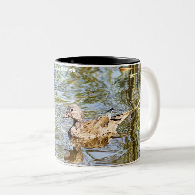 Gadwell Duck Two-Tone Coffee Mug (Front Right)