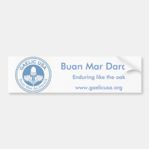 GaelicUSA Bumpersticker Bumper Sticker