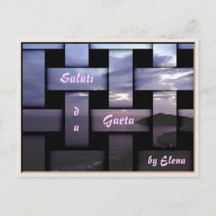 Gaeta Sea View Mosaic Postcard