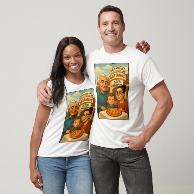 Gaetano’s of Tierrasanta 50th Anniversary T-Shirt (Unisex)