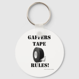 Gaffers Tape Rules Keychain