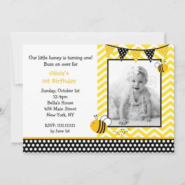 Gaffez les invitations de fête d'anniversaire de (Devant)