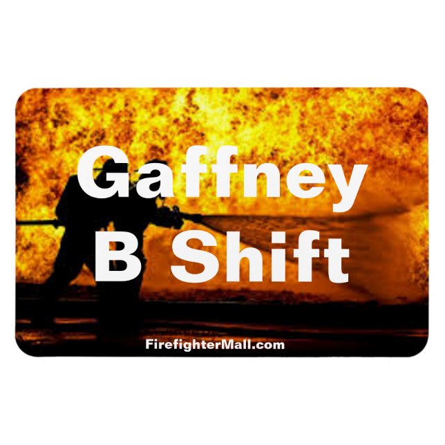 Gaffney B Shift Flames flexible magnet (Horizontal)