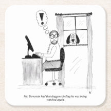 Gag Cartoon Paper Coasters