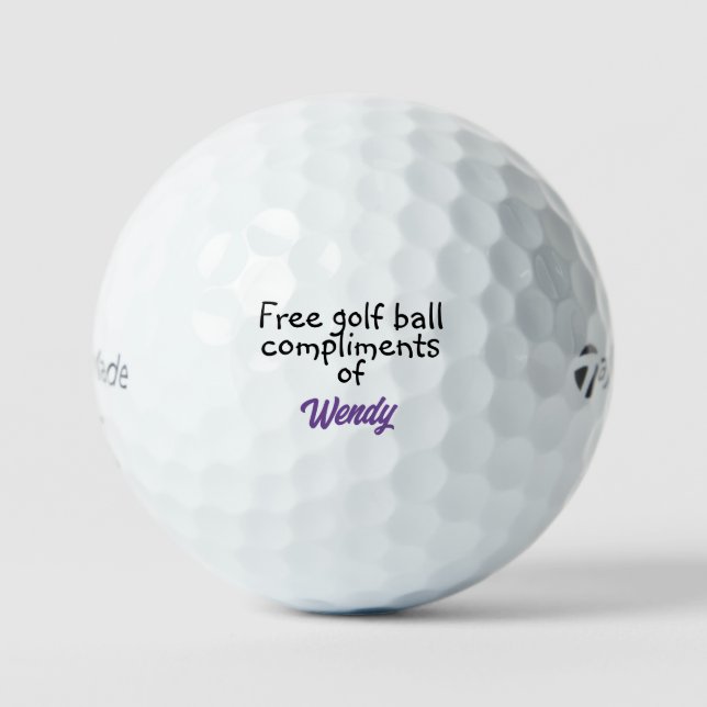 Gag gift Golf Ball - FREE Golf Ball (Front)