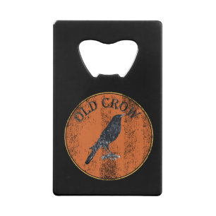 Gag Gift - Old Crow Senior Citizen Credit Card Bottle Opener