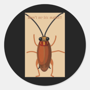 Gag Print  Classic Round Sticker