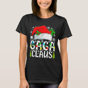 Gaga Claus Funny Christmas Family Matching  T-Shirt
