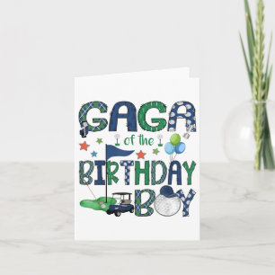 Gaga Of The Birthday Boy Hole In One Golf Lover _1 Card