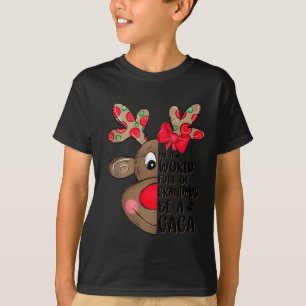 Gaga Reindeer Xmas Happy Family New Reindeer Merry T-Shirt
