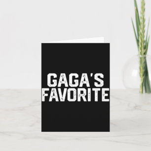 Gaga’s Favorite Funny Grandparent Granhild Vintage Card