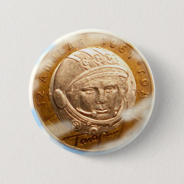 (gagarin 2 inch round button (Front)