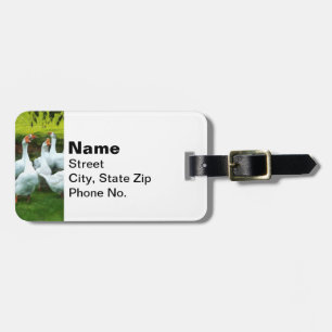 Gaggle of Geese Luggage Tag