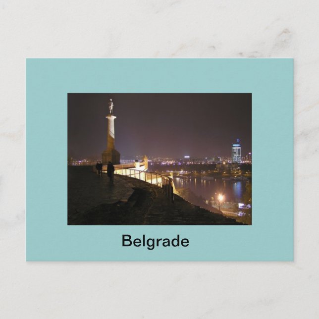 gagnant de monument de Belgrade de carte postale (Devant)