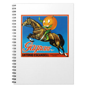 Gagnant Orange Label Notebook
