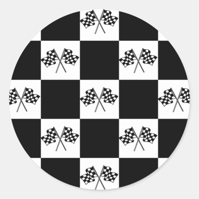 Gagnants Stickers Cercle Auto voiture Racing drape (Devant)