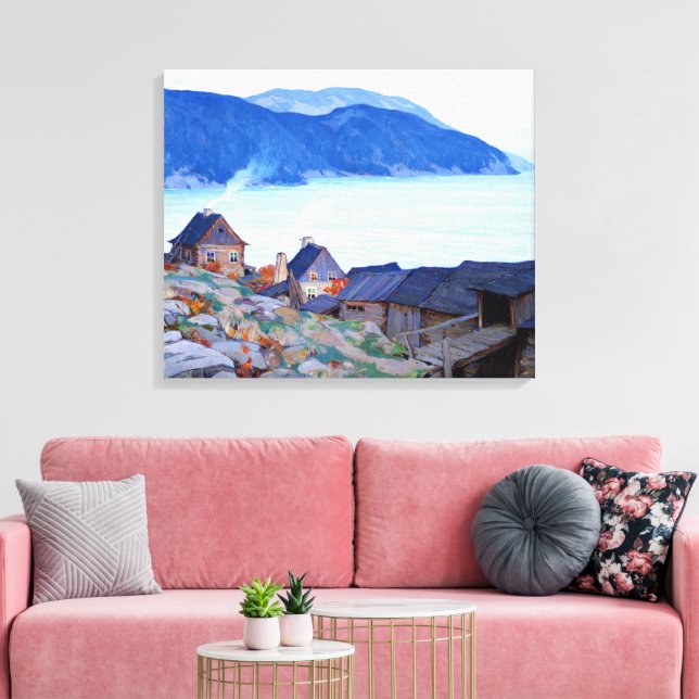 Gagnon - Evening on the North Shore Poster Canvas Print (Insitu(LivingRoom))