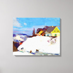 Gagnon - Farm, Baie Saint Paul Canvas Print