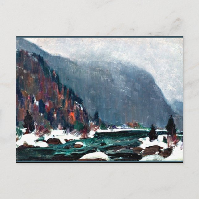 Gagnon - First Snow, October, Dalen, Norway Postcard (Front)