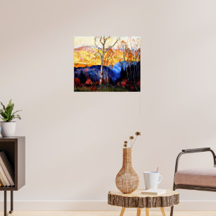 Gagnon - Golden Autumn, Laurentians Poster