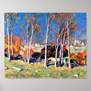 Gagnon - Lonely Village on the Saint Laurence Poster