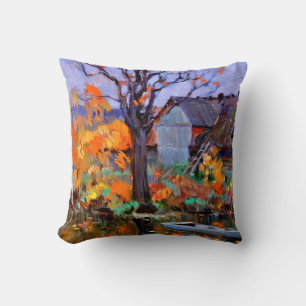 Gagnon - The Pond, Vaie St. Paul Throw Pillow