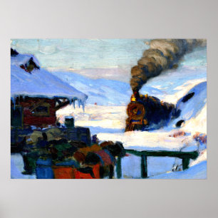 Gagnon - The Train, Baie-Saint-Paul Poster