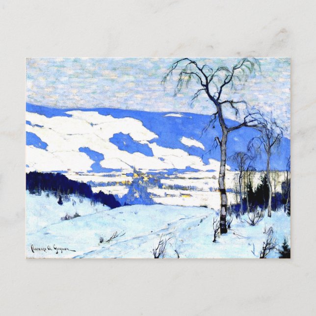 Gagnon - Twilight, Baie Saint Paul Postcard (Front)